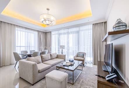 2 Bedroom Apartment for Rent in Downtown Dubai, Dubai - SERVICE APT. | FURNISHED 2BED| HIGH FLOOR | VACANT