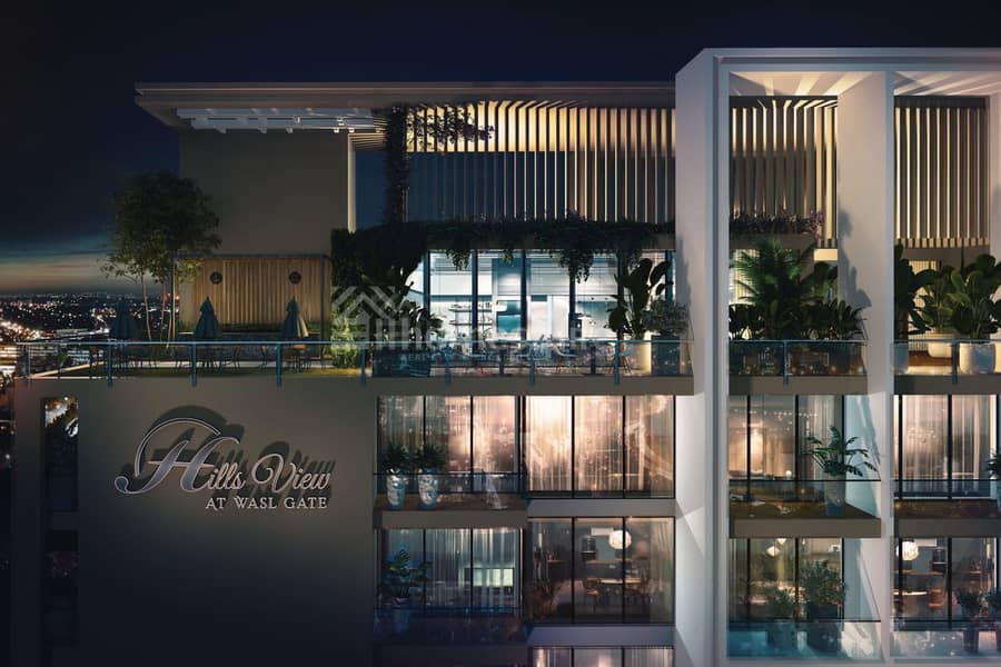 位于瓦斯尔门户住宅区，Hills Views 1 卧室的公寓 1090928 AED - 11822855