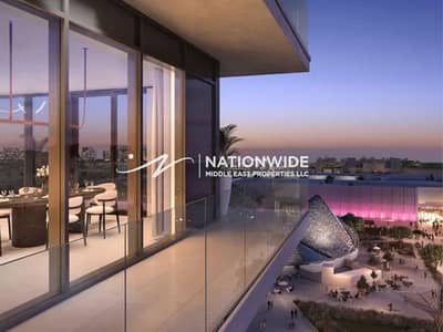 1 Bedroom Flat for Sale in Saadiyat Island, Abu Dhabi - Finest Elegance|Modern 1BR|High ROI |Top Finishes