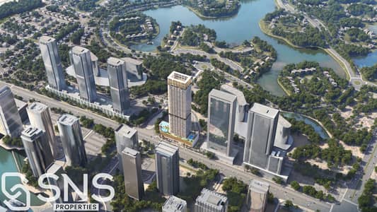 2 Bedroom Apartment for Sale in Jumeirah Lake Towers (JLT), Dubai - High angle view. jpg