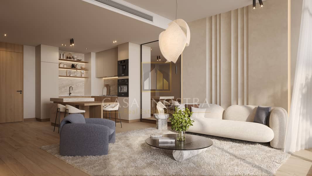 4 AL FURJAN LIVING & KITCHEN- 1 BED UNIT CAM 01 - V2. jpeg