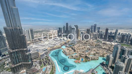 4 Bedroom Apartment for Sale in Downtown Dubai, Dubai - 4 Bedroom Penthouse | Full Burj Khalifa view