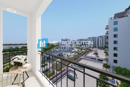 1 Bedroom Flat for Sale in Yas Island, Abu Dhabi - Canal View| Corner| Furnished 1 Bedroom| Mid Floor