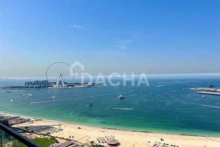 2 Bedroom Apartment for Rent in Jumeirah Beach Residence (JBR), Dubai - 2Bed + Maid’s | Vacant | Furnished | Best Views