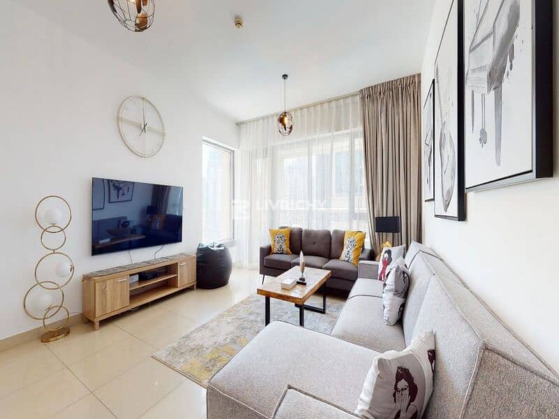 Burj and Fountain View | Furnished | Study Area Burj and Fountain View | Furnished | Study Area