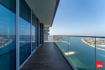 2 Bedroom Apartment for Rent in Dubai Harbour, Dubai - Corner unit - Full Palm view - luxury