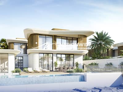 5 Bedroom Villa for Sale in Yas Island, Abu Dhabi - Spacious|Corner Double Row|Second Row From Canal