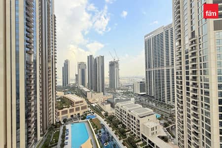 2 Bedroom Apartment for Rent in Dubai Creek Harbour, Dubai - Furnished | Community View | Vacant