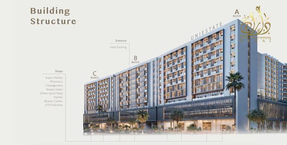 Studio for Sale in Al Marjan Island, Ras Al Khaimah - Building Structure 2. jpg