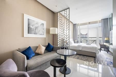Studio for Rent in Business Bay, Dubai - Balcony | Canal View | Furnished