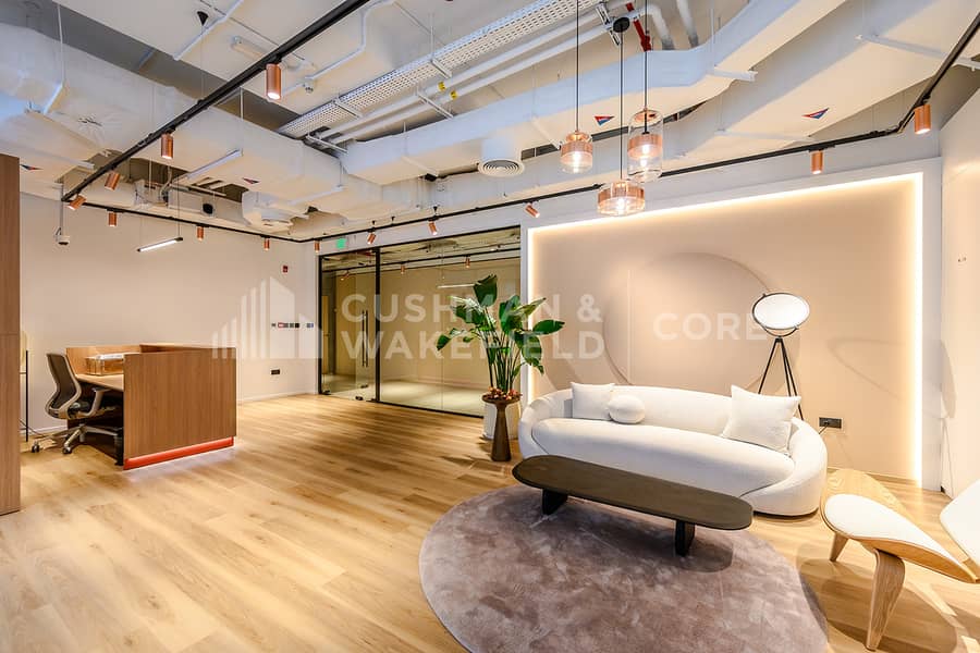 Fully Furnished Office | Prime Location | DED