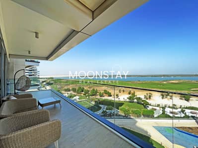 3 Bedroom Apartment for Sale in Yas Island, Abu Dhabi - Full Golf View | Corner Unit | Vacant On Transfer
