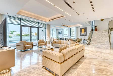 8 Bedroom Villa for Rent in Palm Jumeirah, Dubai - Billionairs Row | Luxury | Custom build | Sea View