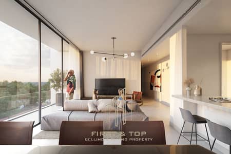 3 Bedroom Flat for Sale in Aljada, Sharjah - 230508-Living room copy. jpg