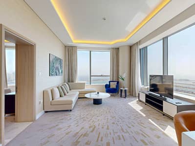 1 Bedroom Flat for Rent in Palm Jumeirah, Dubai - Furnished 1BR | Palm Views | High Floor | Ready