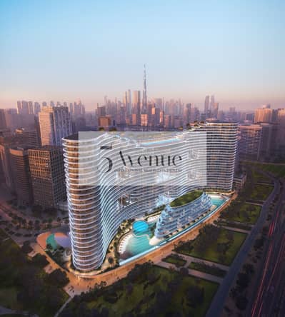 商业湾， 迪拜 1 卧室公寓待售 - Aquarise Exterior-1. jpg