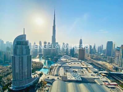 2 Bedroom Apartment for Rent in Downtown Dubai, Dubai - Burj Khalifa View  |  Vacant  |  Furnished