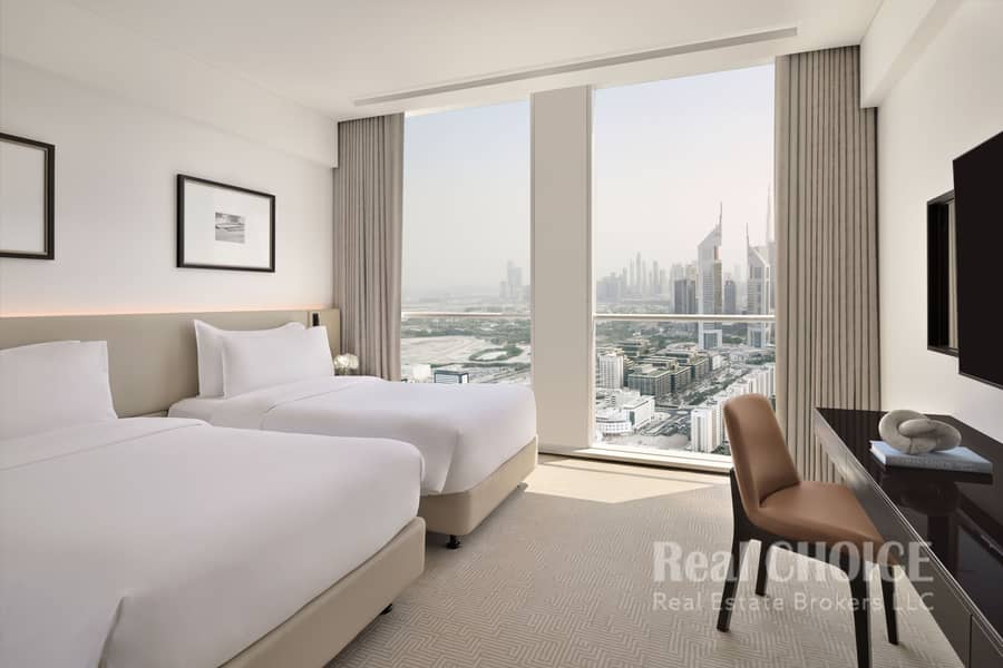 6 Three-Bedroom Apartment - Bedroom 2. JPG