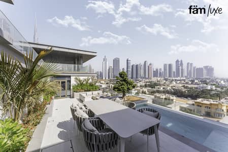 3 Bedroom Penthouse for Sale in Al Wasl, Dubai - Luxury| Upgraded| Burj Khalifa View|Pr. Pool