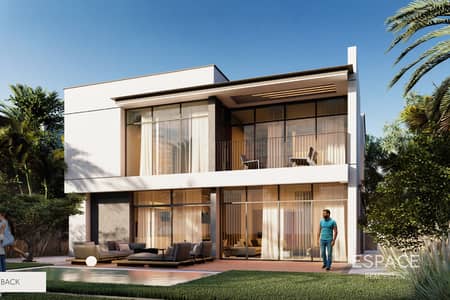 4 Bedroom Villa for Sale in Al Furjan, Dubai - Large Corner Plot | Internal Single Row | Backing Greenery