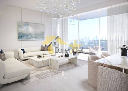 迪拉岛， 迪拜 3 卧室单位待售 - 04 3-Bedroom - living dining. jpg