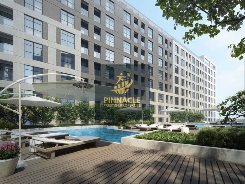 5 Al Mamsha Seerah Exterior Swimming Pool Render. jpg
