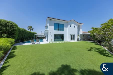 6 Bedroom Villa for Sale in Jumeirah Golf Estates, Dubai - Large Plot with Golf Course View - Basement
