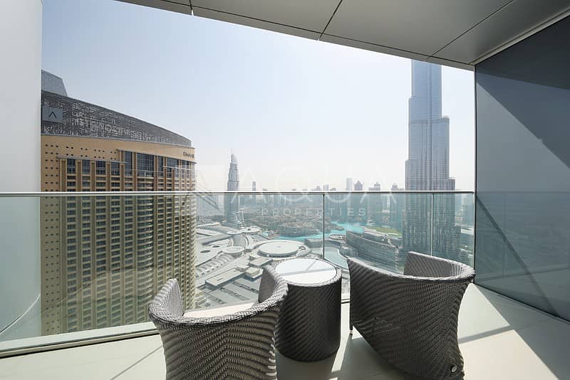 3 Beds | Full Burj Khalifa and Fountain