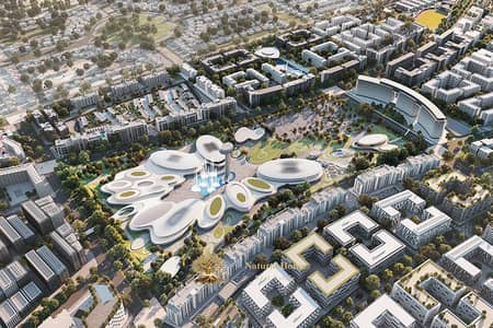 1 Спальня Апартамент Продажа в Альжада, Шарджа - Aljada Central hub closeup view. jpg