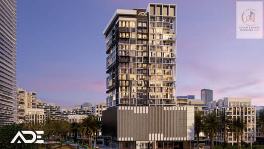 1 Bedroom Flat for Sale in Jumeirah Village Circle (JVC), Dubai - Night Exterior 4K . jpg