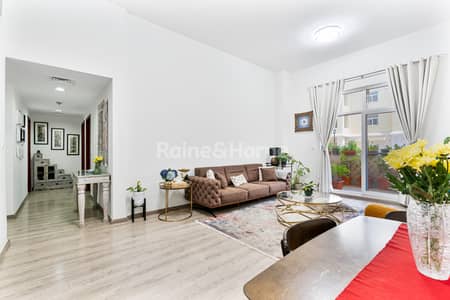 2 Bedroom Apartment for Sale in Motor City, Dubai - Ground Floor-Vacant from Sept - 2 Basement Storage