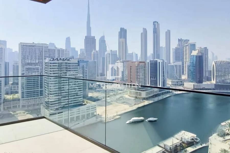 Canal and Burj Khalifa View | Spacious Layout Canal and Burj Khalifa View | Spacious Layout