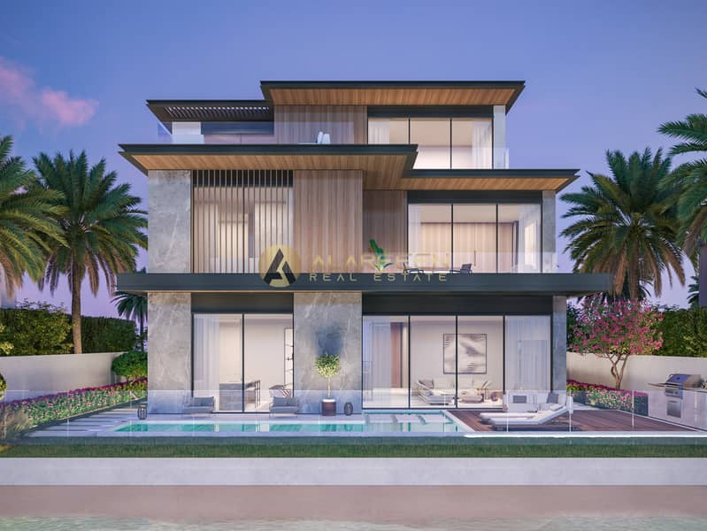 2 The Cascade Villa - Style 1 - Pool view. jpg