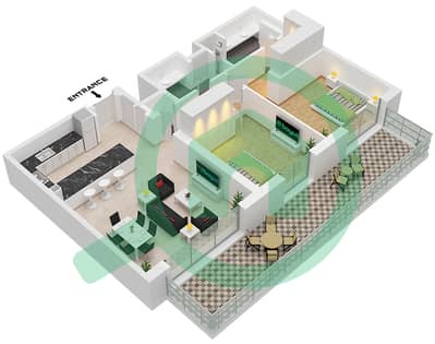 Riwa 3 - Апартамент 2 Cпальни планировка Тип/мера 2B/UNIT G02,5 FLOORGROUND Riwa 3 - Апартамент 2 Cпальни планировка Тип/мера 2B/UNIT G02,5 FLOORGROUND