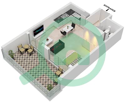 The Haven - Studio Apartment Type B FLOOR 1 Floor plan