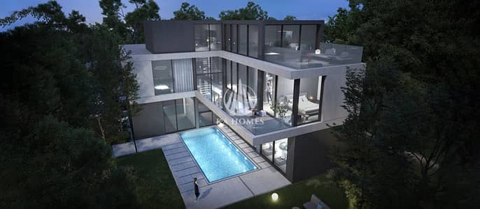 فیلا 5 غرف نوم للبيع في مدينة تلال، الشارقة - V5B_Backside_night. jpg