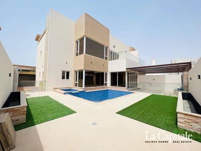 4 Bedroom Villa for Rent in Al Barsha, Dubai - Private Pool | Luxury Finish | Vacant In July