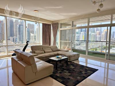 2 Bedroom Flat for Rent in Jumeirah Lake Towers (JLT), Dubai - Marina View | Furnished/Unfurnished | Maids Room