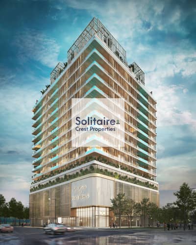 2 Cпальни Апартаменты Продажа в Джумейра Вилладж Серкл (ДЖВС), Дубай - Building Side View. jpg