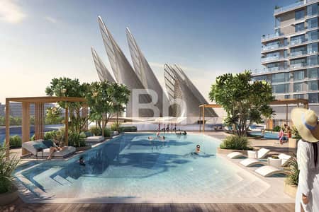 2 Bedroom Villa for Sale in Saadiyat Island, Abu Dhabi - Museum and Fountain View | Mid Floor | Maids Room
