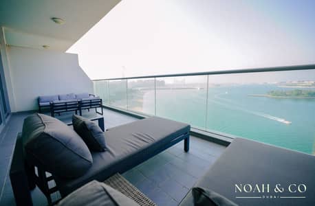 1 Bedroom Apartment for Rent in Palm Jumeirah, Dubai - Full Sea View |Fully Furnished 1Bed | Chiller Free