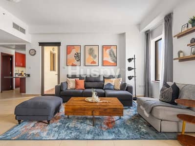 1 Bedroom Apartment for Rent in Jumeirah Beach Residence (JBR), Dubai - Marina View | Furnished | Low Floor