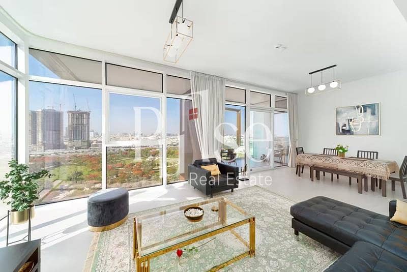 Furnished 2BR | Full Zabeel and Dubai Frame View