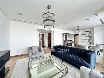 2 Bedroom Flat for Rent in DIFC, Dubai - Fully Furnished High Floor | Burj and Zabeel View
