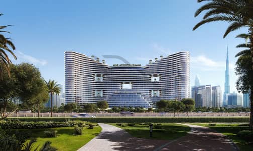 Shop for Sale in Business Bay, Dubai - Aquarise Exterior-2. jpg