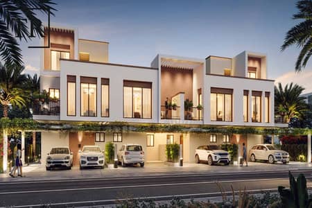 3 Bedroom Townhouse for Sale in DAMAC Lagoons, Dubai - Upscale Design | Waterfront Views | Final Stages