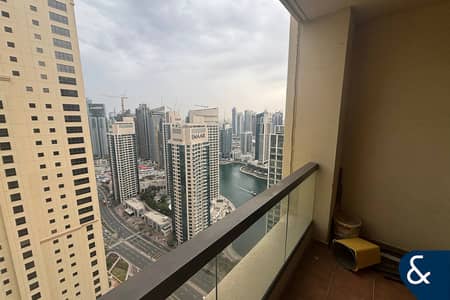 2 Bedroom Flat for Rent in Jumeirah Beach Residence (JBR), Dubai - 2 Bed | Sea / Marina View | Unfurnished