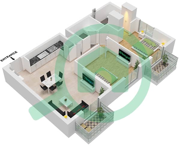 Type 2C-1 Unit 32 Floor 1,3,5