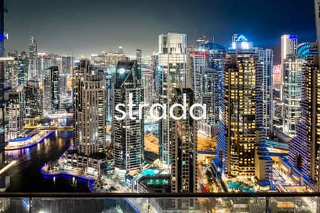 2 Bedroom Apartment for Rent in Dubai Marina, Dubai - Multiple Cheques | High Floor | Full Marina Views