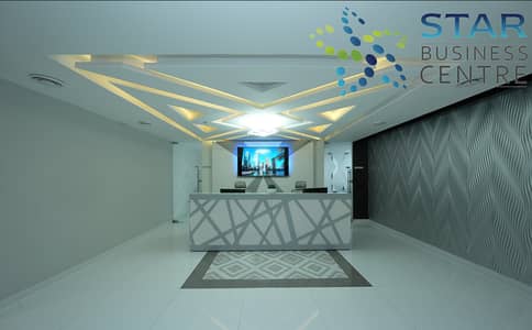Office for Rent in Jumeirah Lake Towers (JLT), Dubai - Reception 8th Floor . png